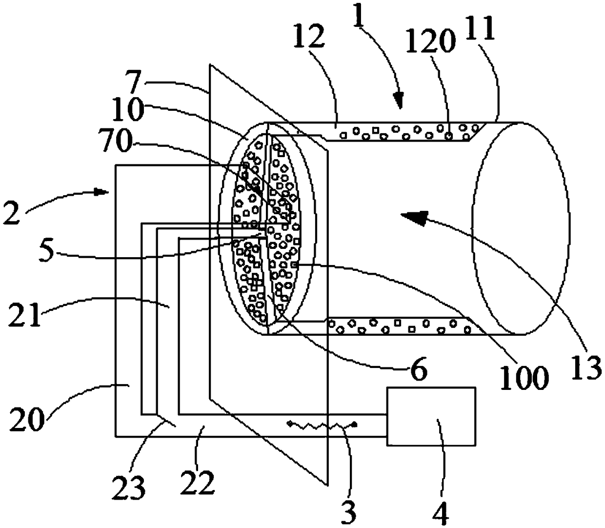 Clothes treatment device and method