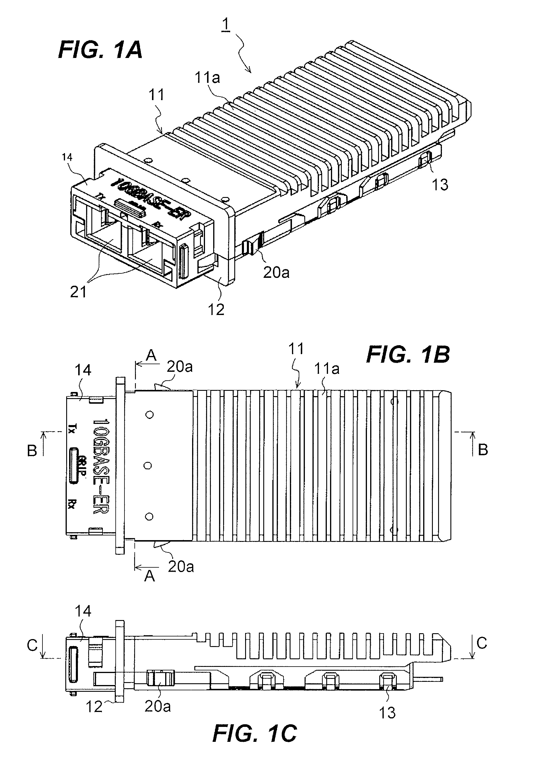 Optical transceiver with an optical sub-assembly supporter by a holder and a cover