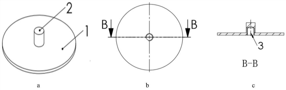 Anode device for preparing ni-sic composite coating on the inner wall of hollow parts