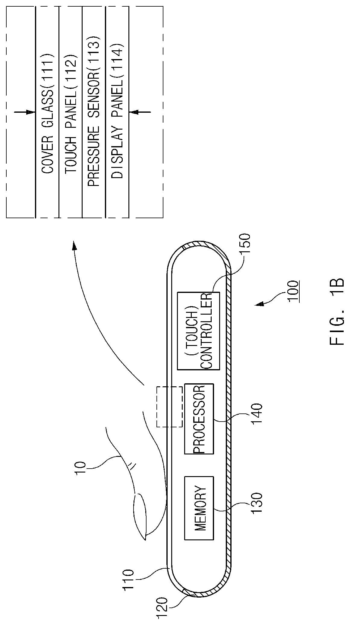 Touch recognition method and electronic device executing same