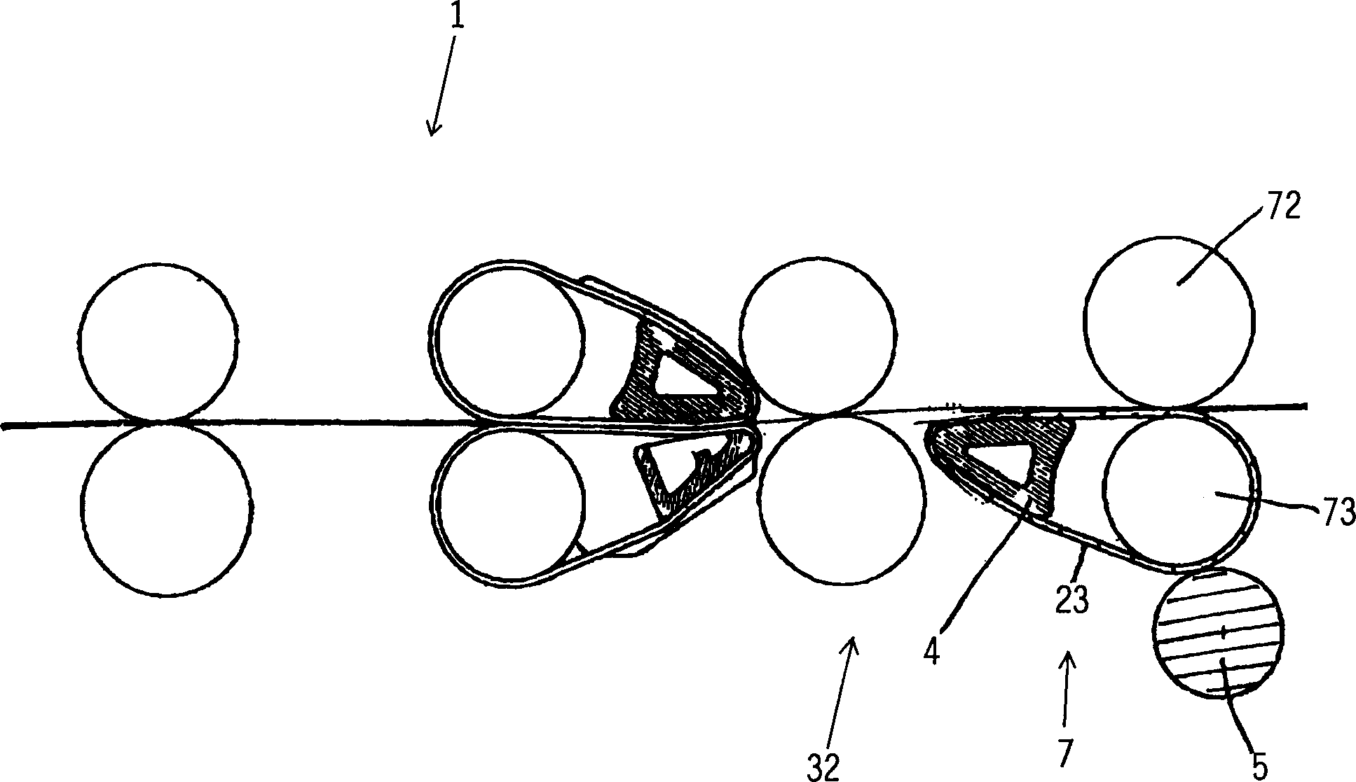 Drawing frame for a spinning machine