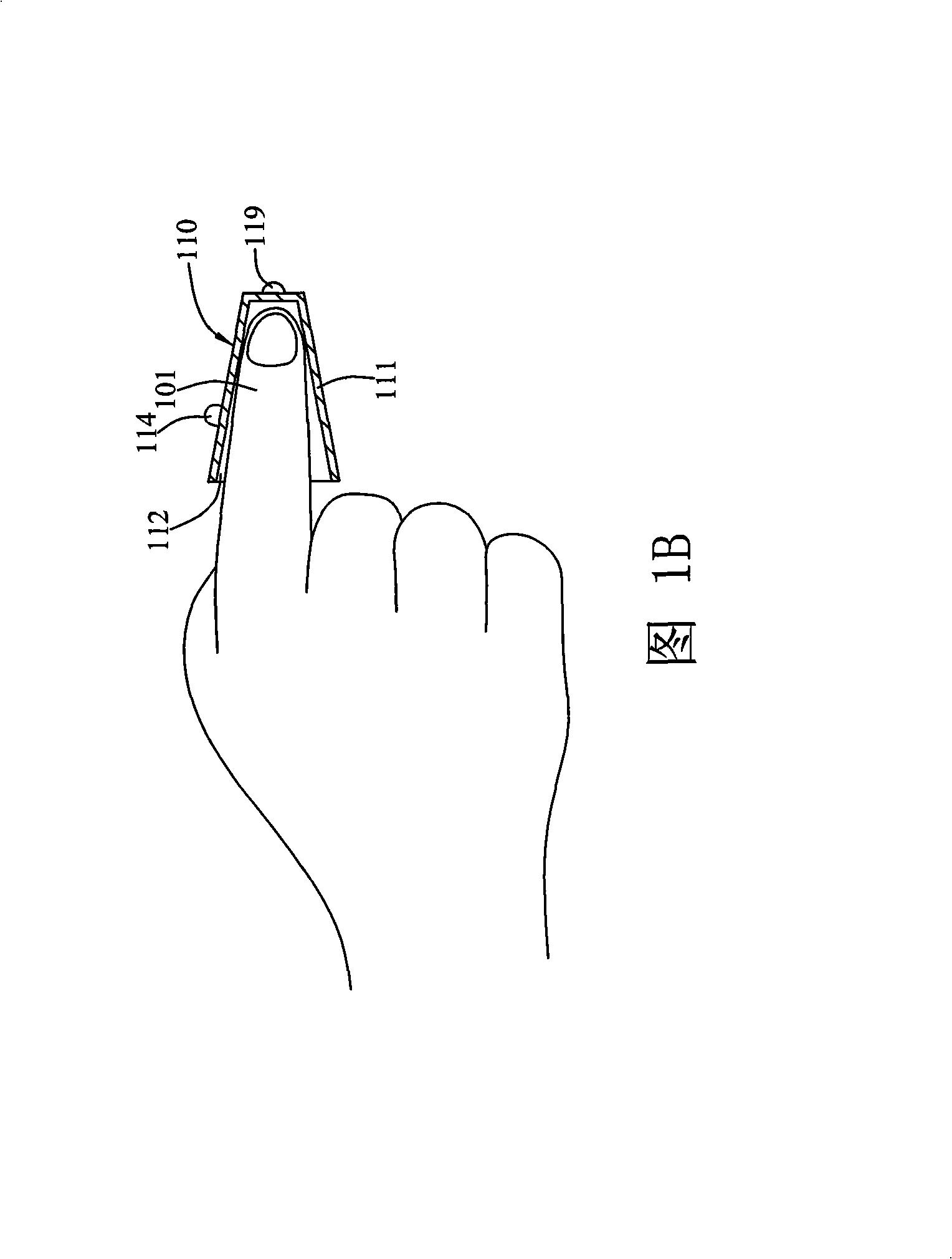 Non-contact type finger operation and control system and its method