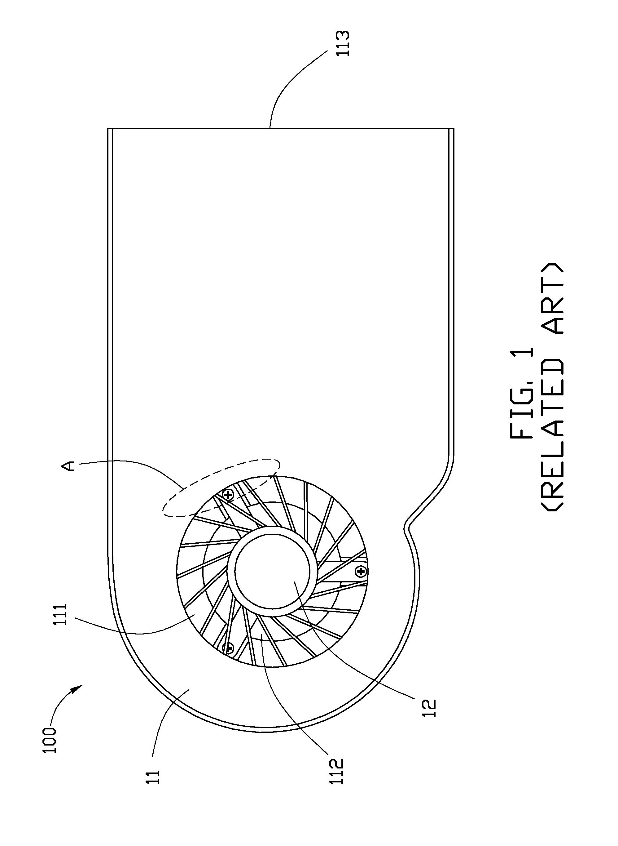 Centrifugal blower and heat dissipation device incorporating the same