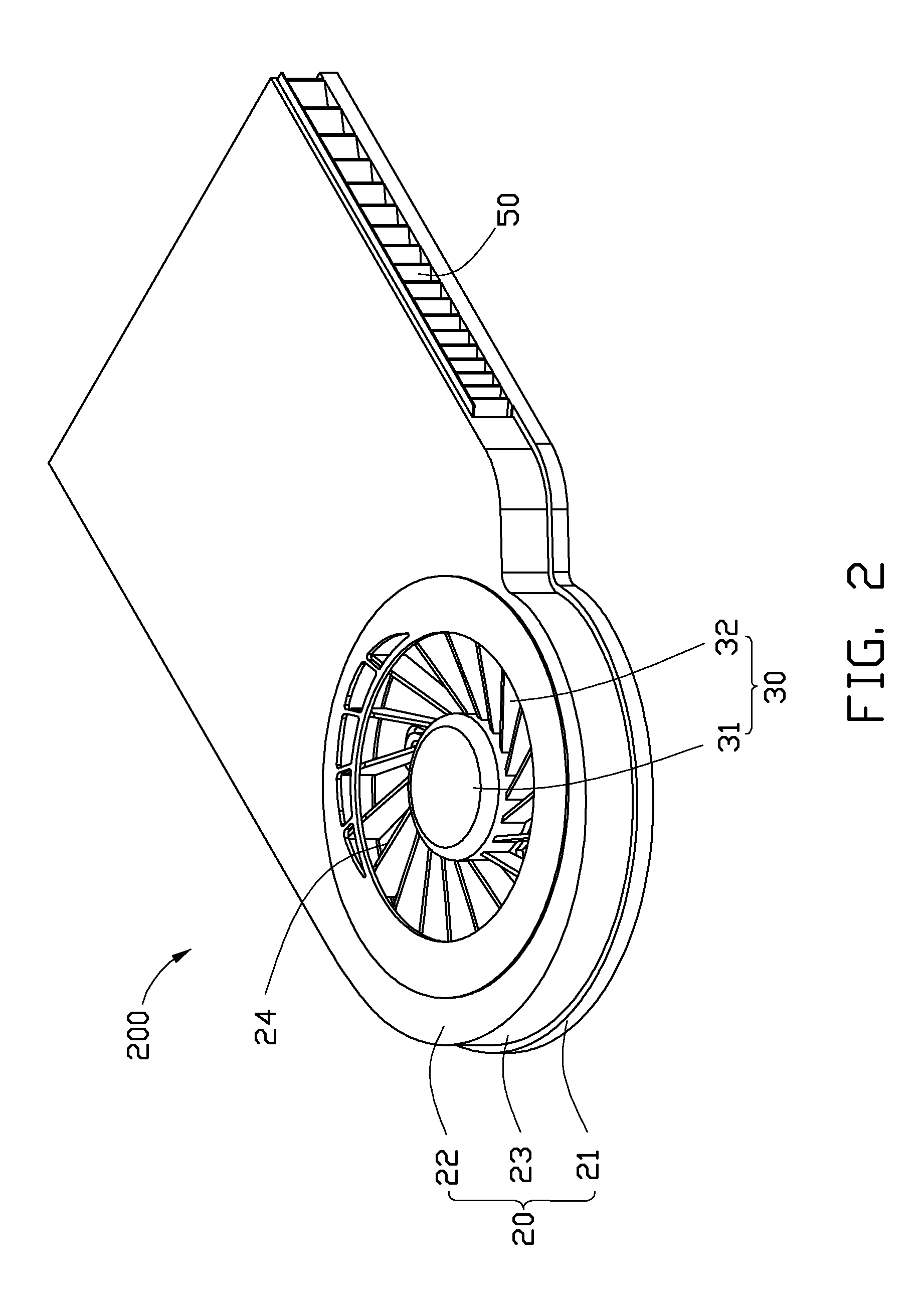 Centrifugal blower and heat dissipation device incorporating the same