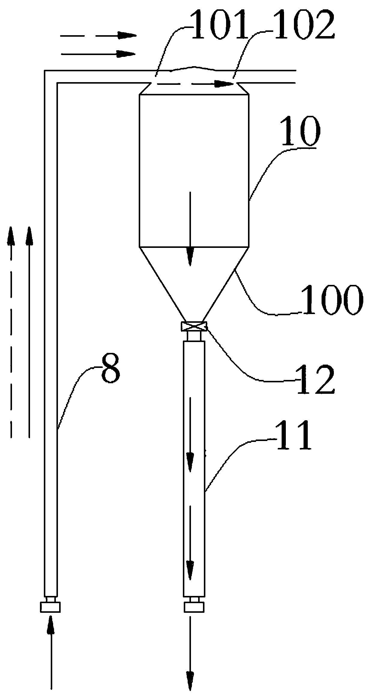 Graphite dust electrostatic dedusting method based on two switches