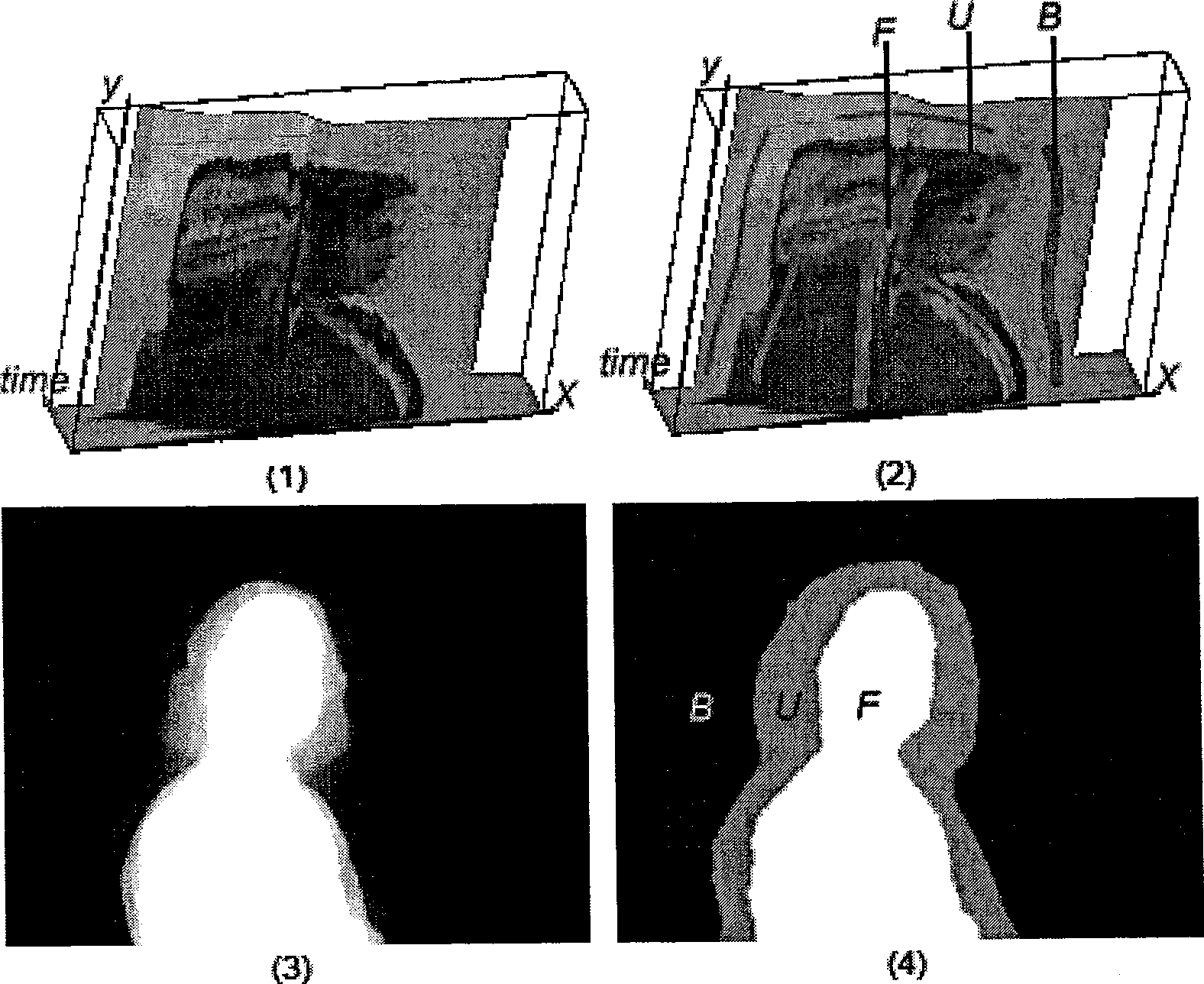 Interactive time-space accordant video matting method in digital video processing