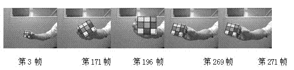 Particle filtering video image tracking method based on dual model