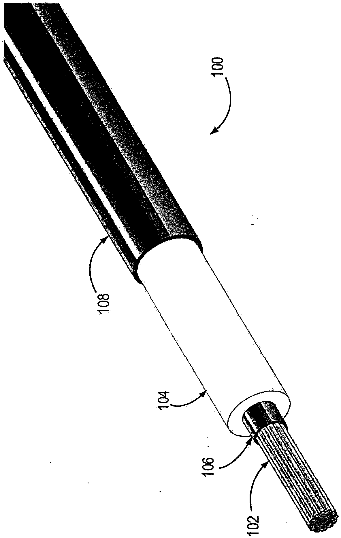 Shielded wire for high voltage skin effect trace heating