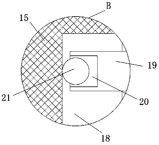 Continuous air cooling device for plywood