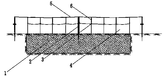 Rapid construction method for seepage-proof dam of salt pan