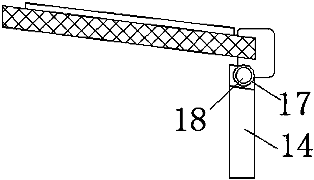 Solar panel power generation device capable of preventing ice and snow accumulation