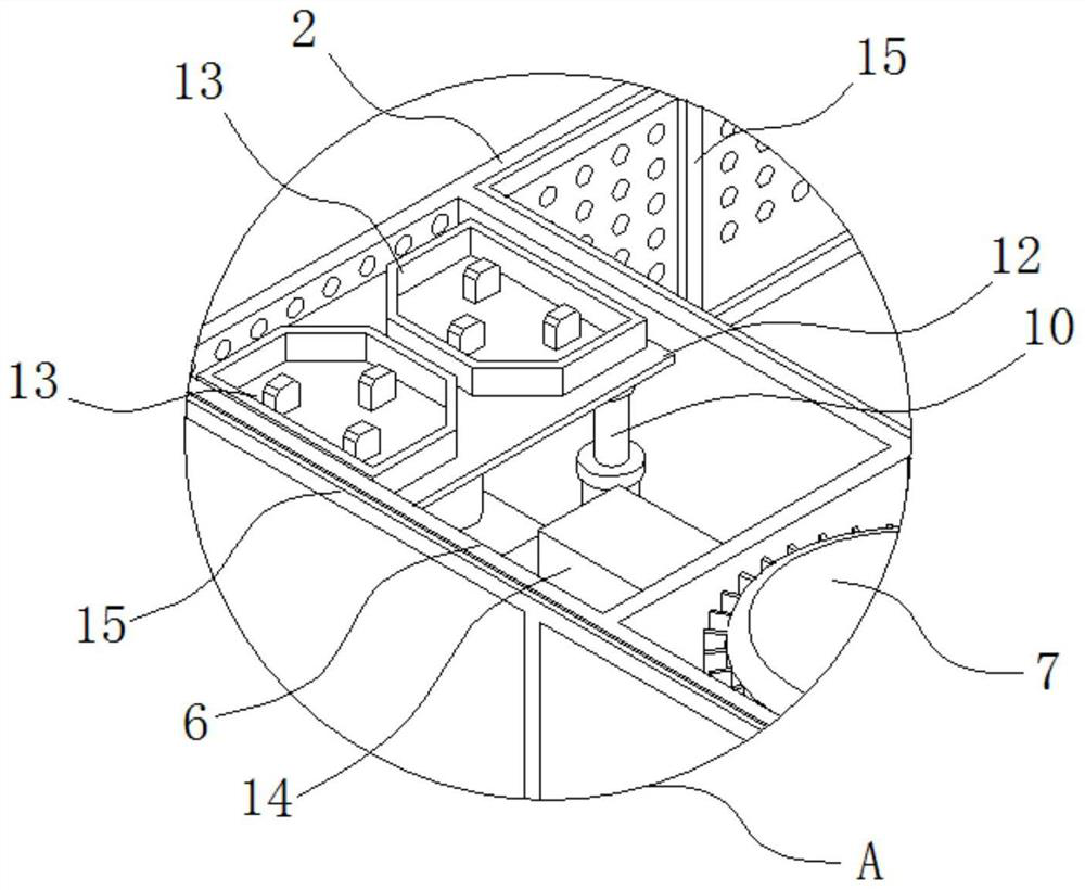 Mounting structure for chassis storage battery of low-speed new energy electric vehicle