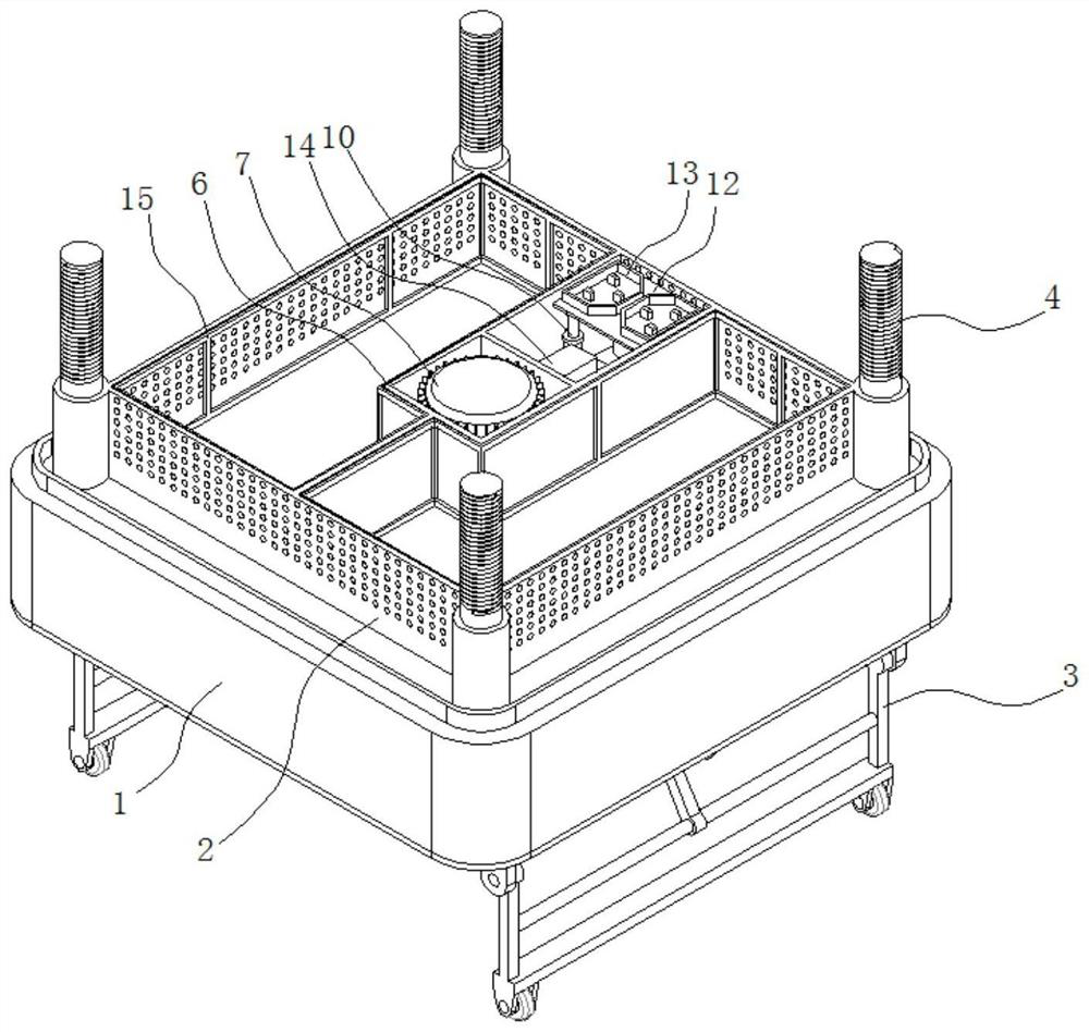 Mounting structure for chassis storage battery of low-speed new energy electric vehicle