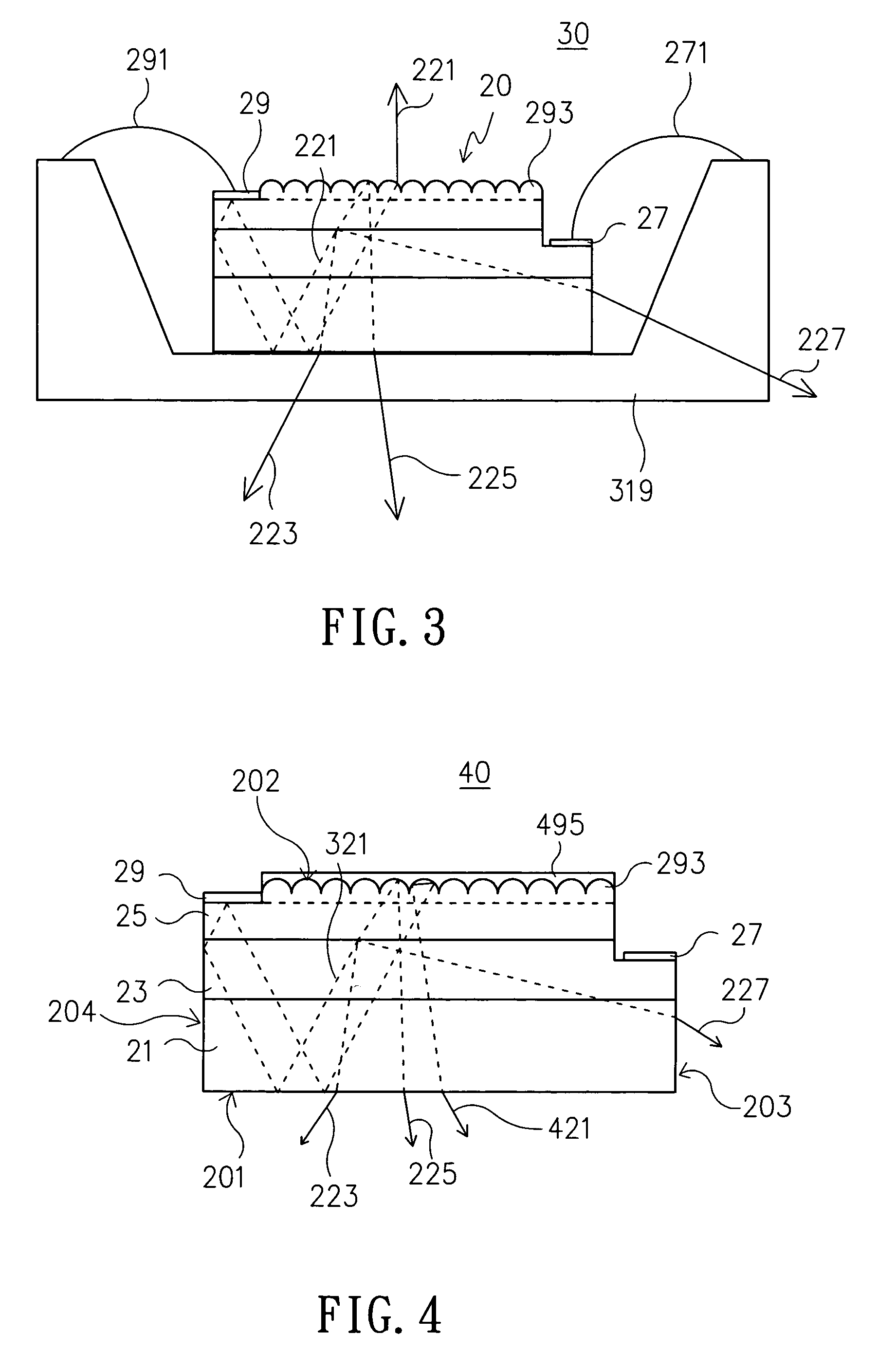 Light-emitting diode with micro-lens layer