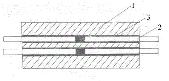 Combination structure of cathode carbon block and cathode steel rod of aluminum electrolytic cell
