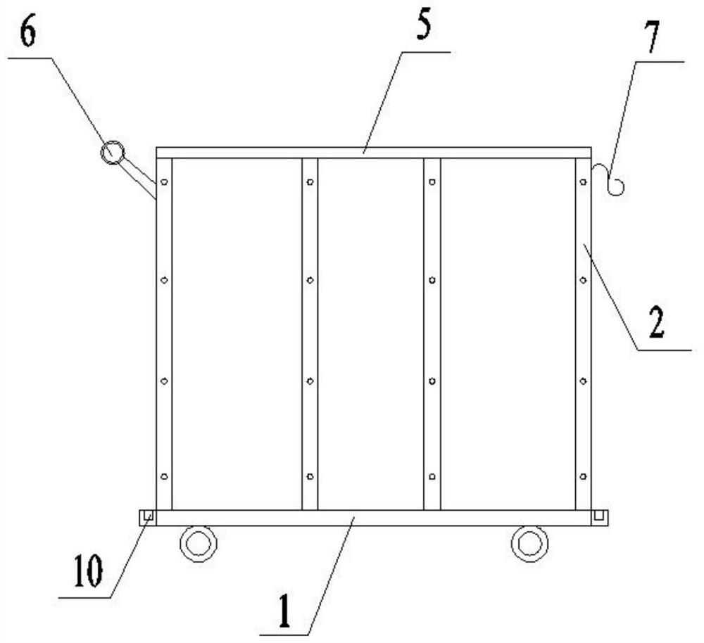 Double-sided circulation basket used for placing motors