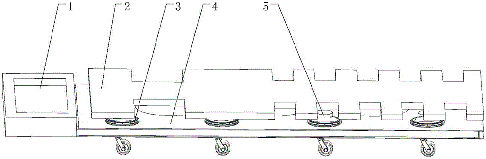 All-directional moving and high-low lifting carrying AGV car with comb teeth