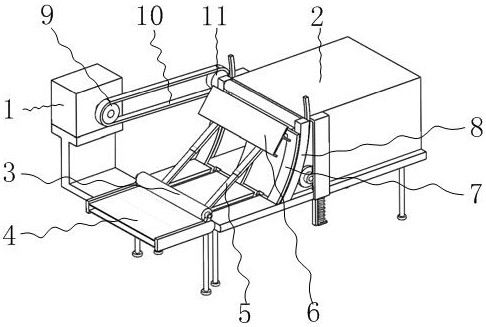 Carton sheet pushing device used in field of packaging