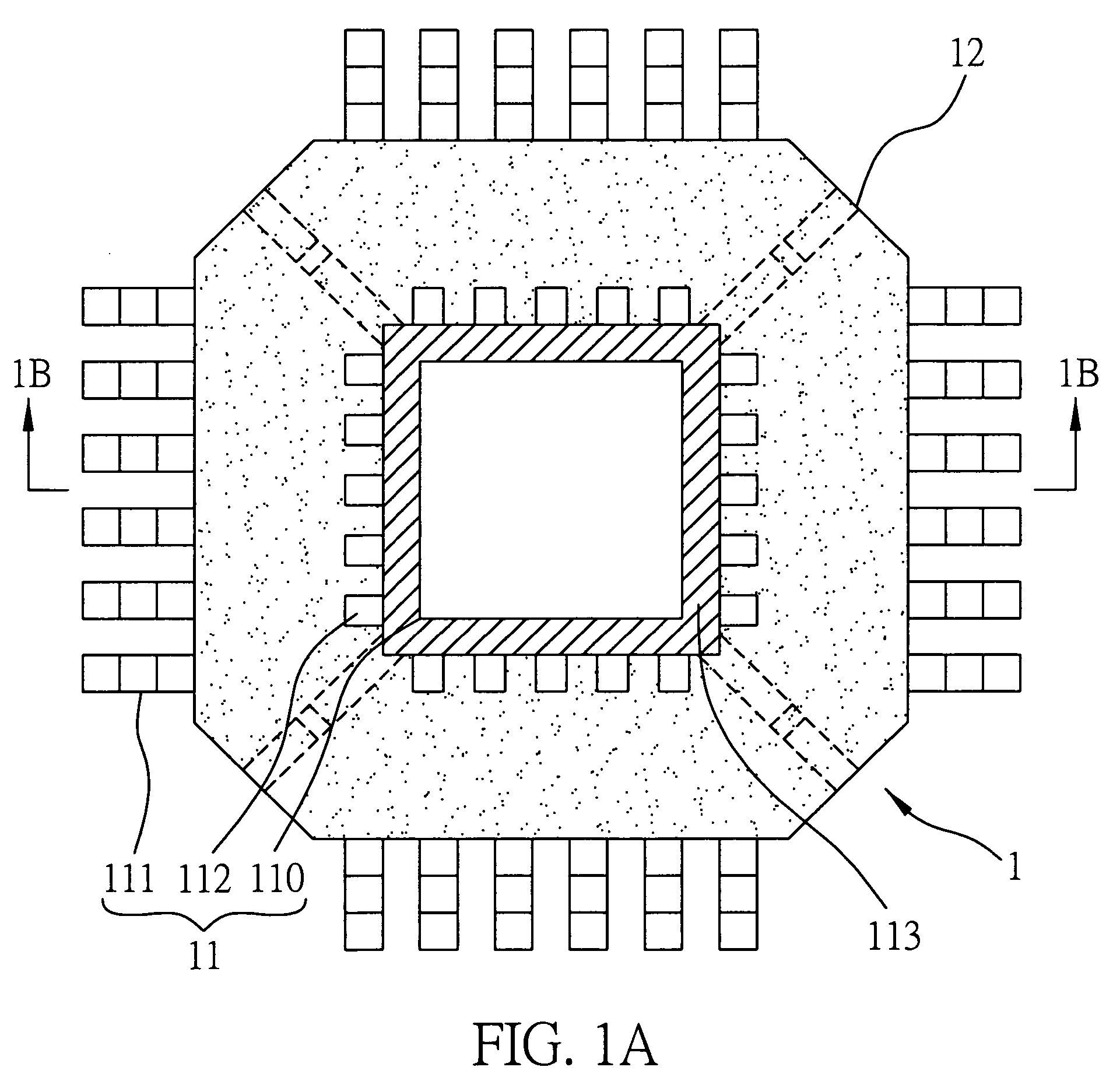 Semiconductor package having high quantity of I/O connections and method for fabricating the same