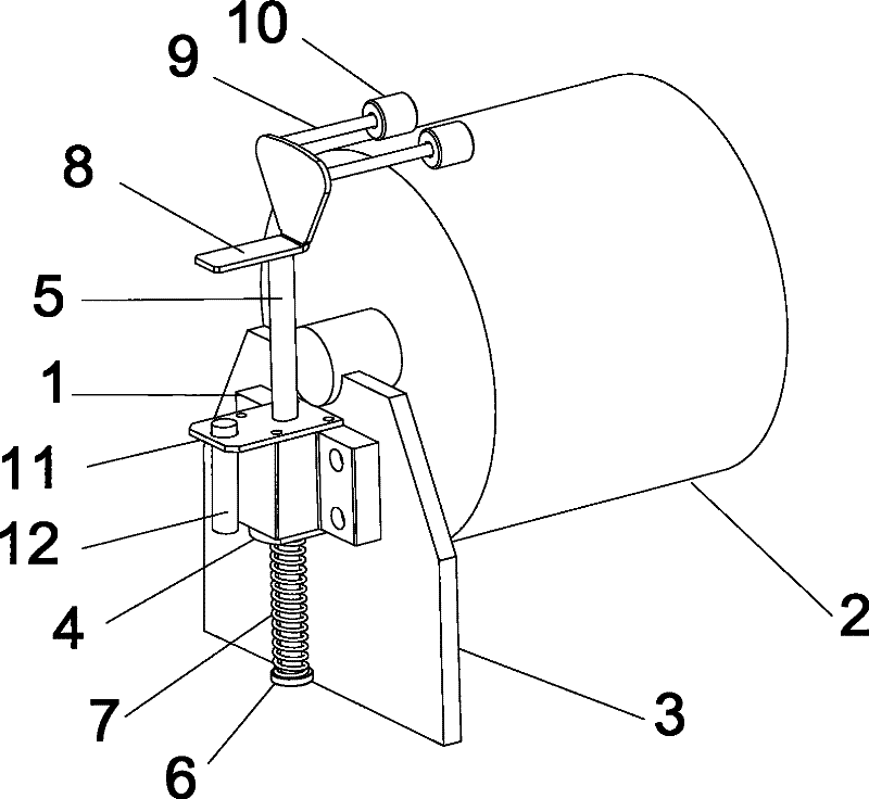 Out-of-paper detection device of paper filter cylinder