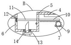 Environment-friendly administration nursing device for internal medicine patients