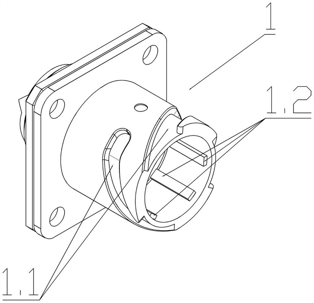 Plug self-locking connector