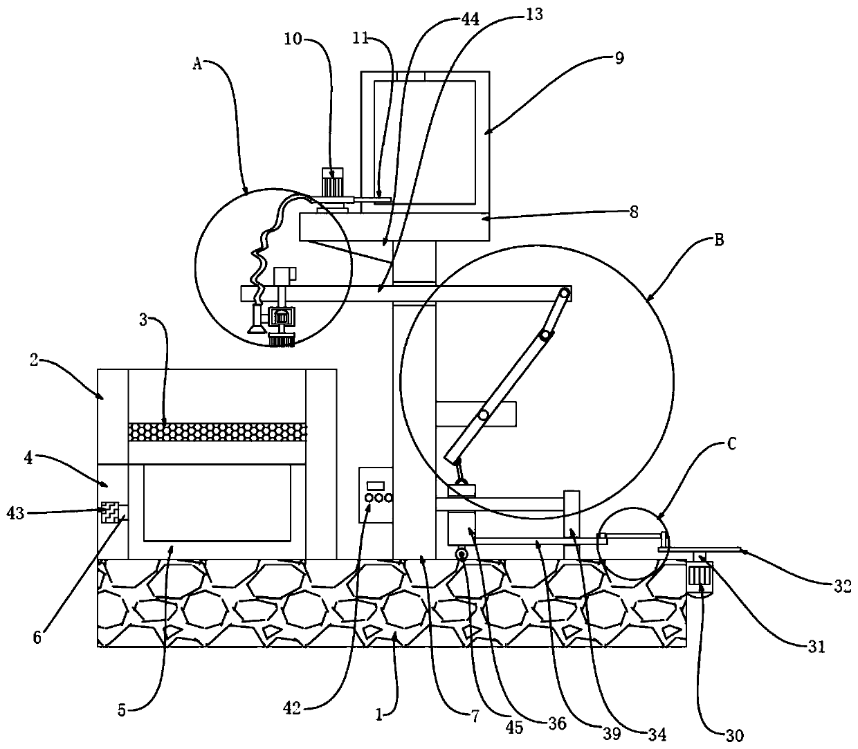 Workpiece washing device for machining