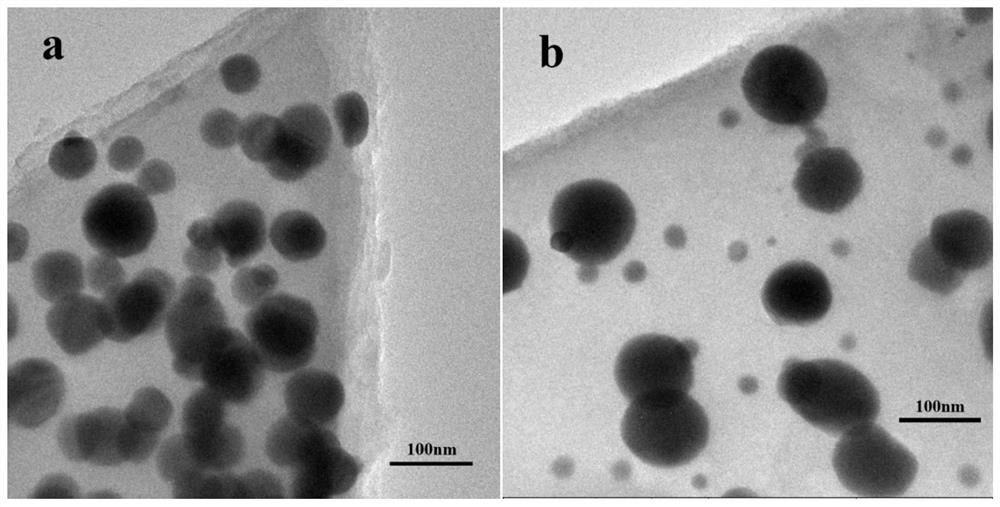 A kind of preparation method of carbon supported nano-silver catalyst