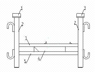 General bridge designing method for turnover and storage of large bus axle