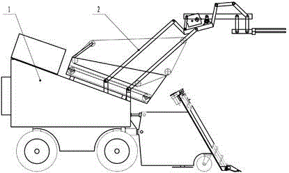 Preliminary leaf knocking method and device for cane harvesting machine