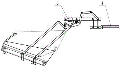 Preliminary leaf knocking method and device for cane harvesting machine