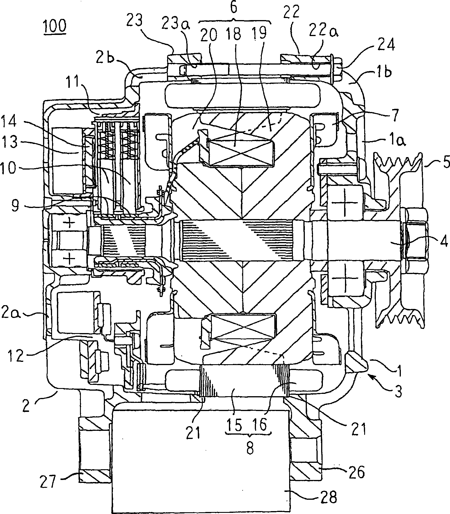 Electric rotating machine