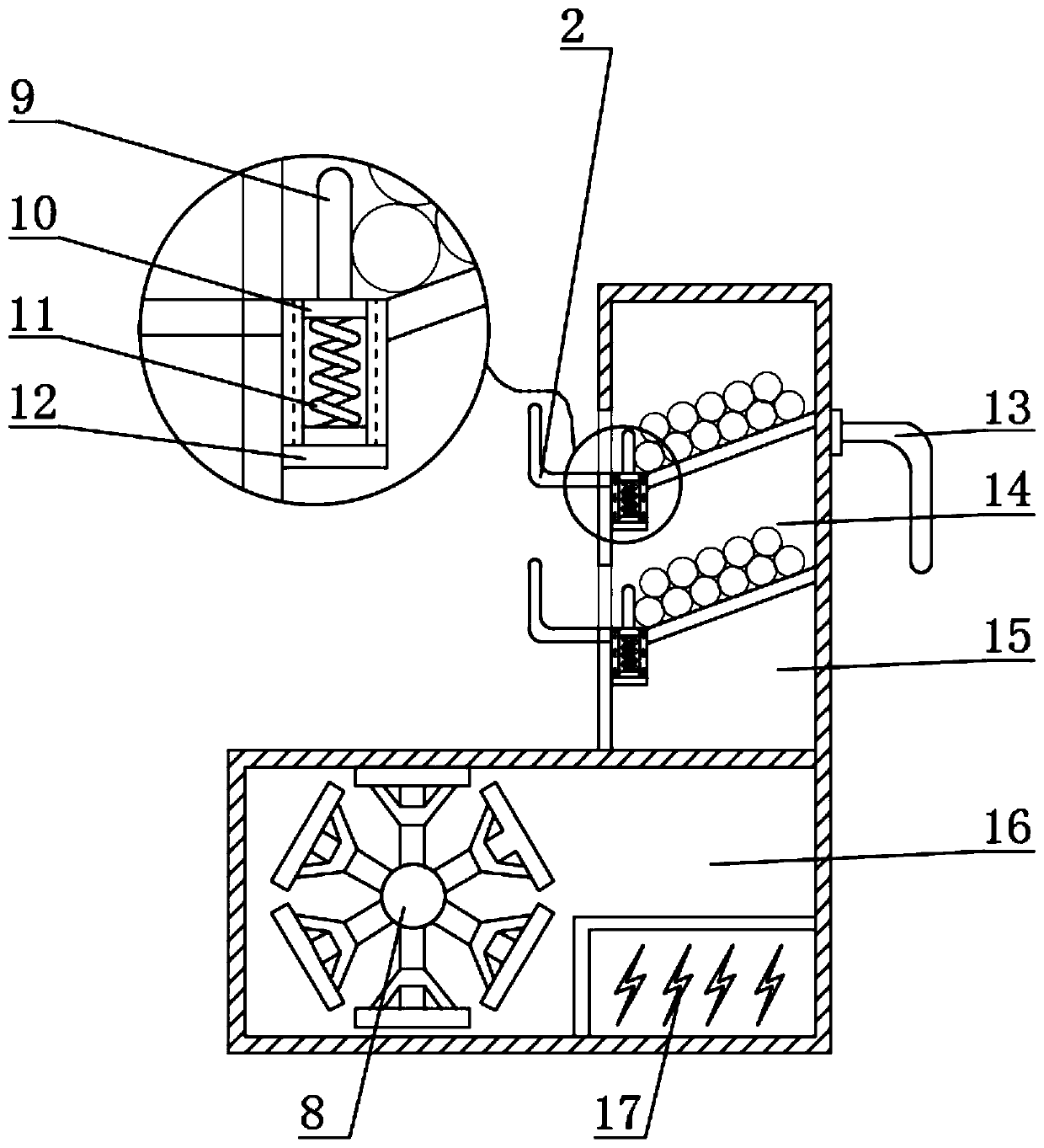 Intelligent gel pen selling and placing equipment