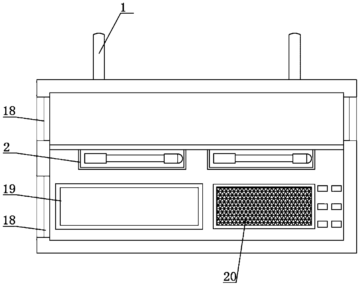 Intelligent gel pen selling and placing equipment