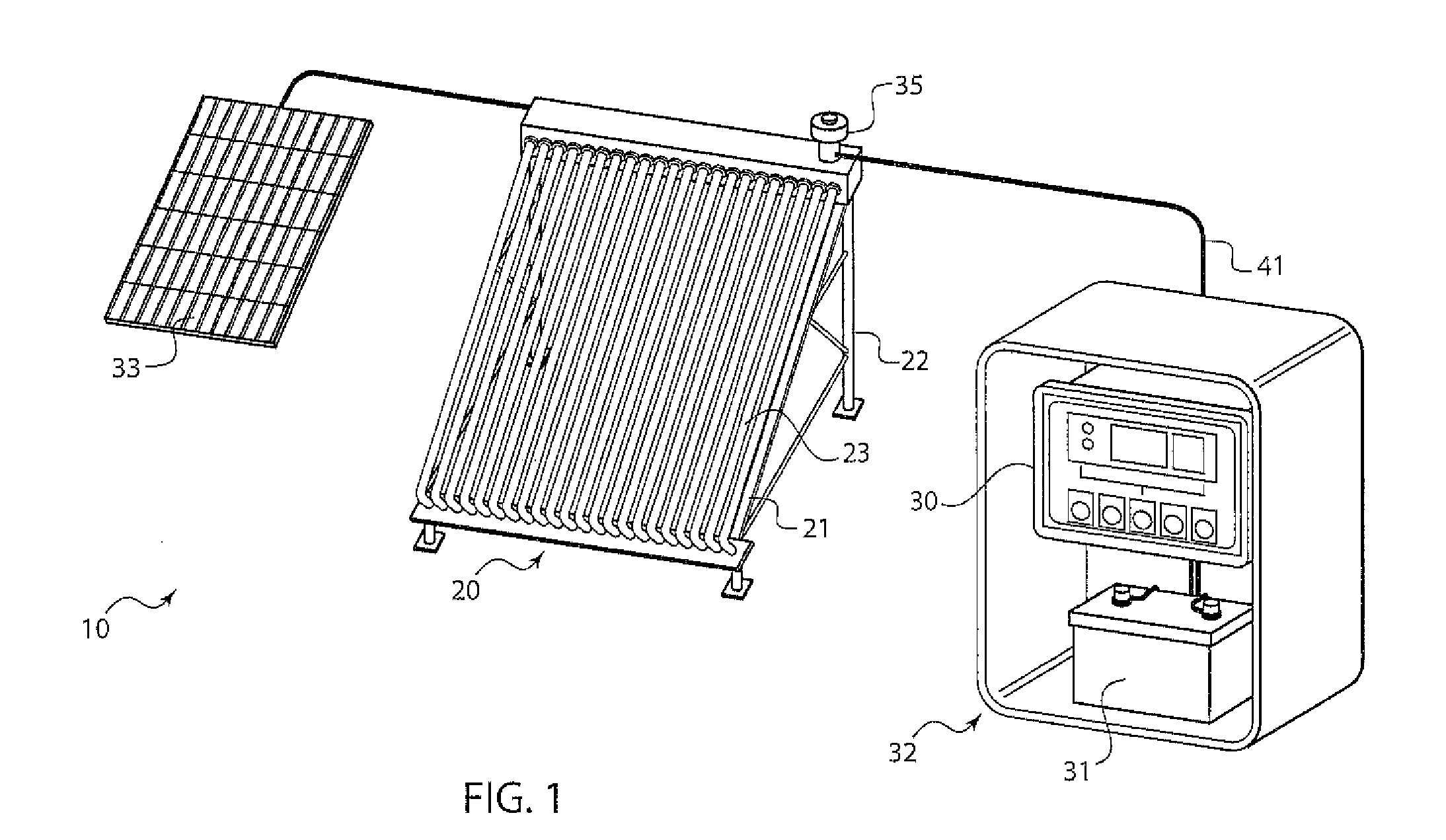 Snow melt system for solar collectors