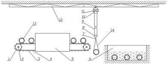 Blowout type spraying device