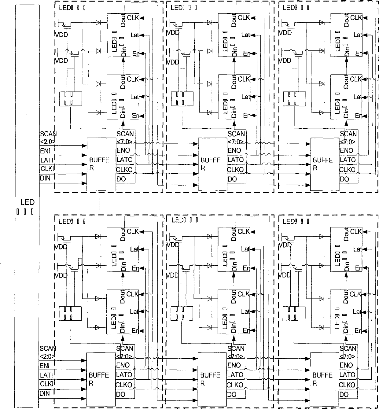 LED display system