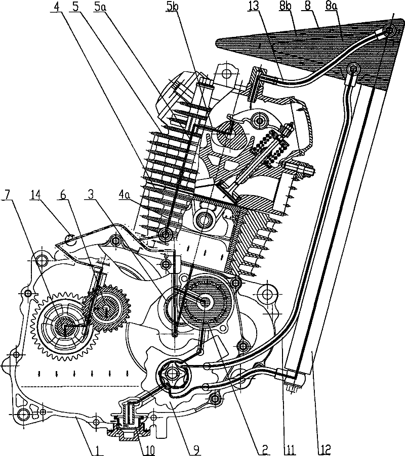 Engine lubricant passage