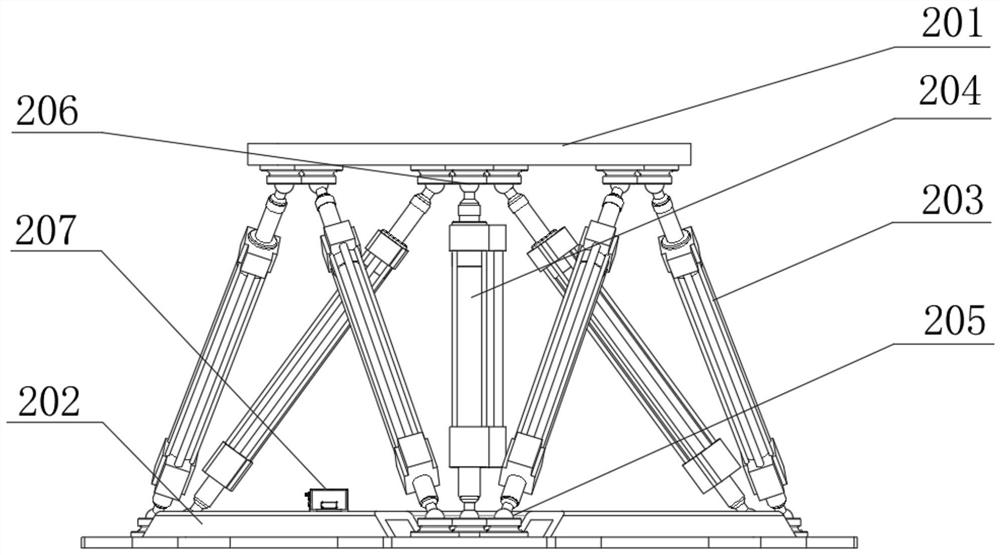 Floating mounting and lifting device with motion compensation function