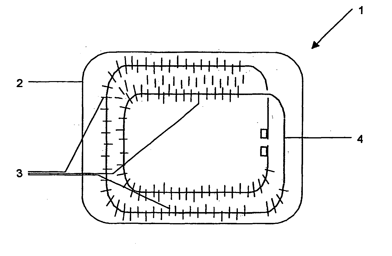 Device for shielding a transponder, method for producing a corresponding shielding and transponder provided with said shielding