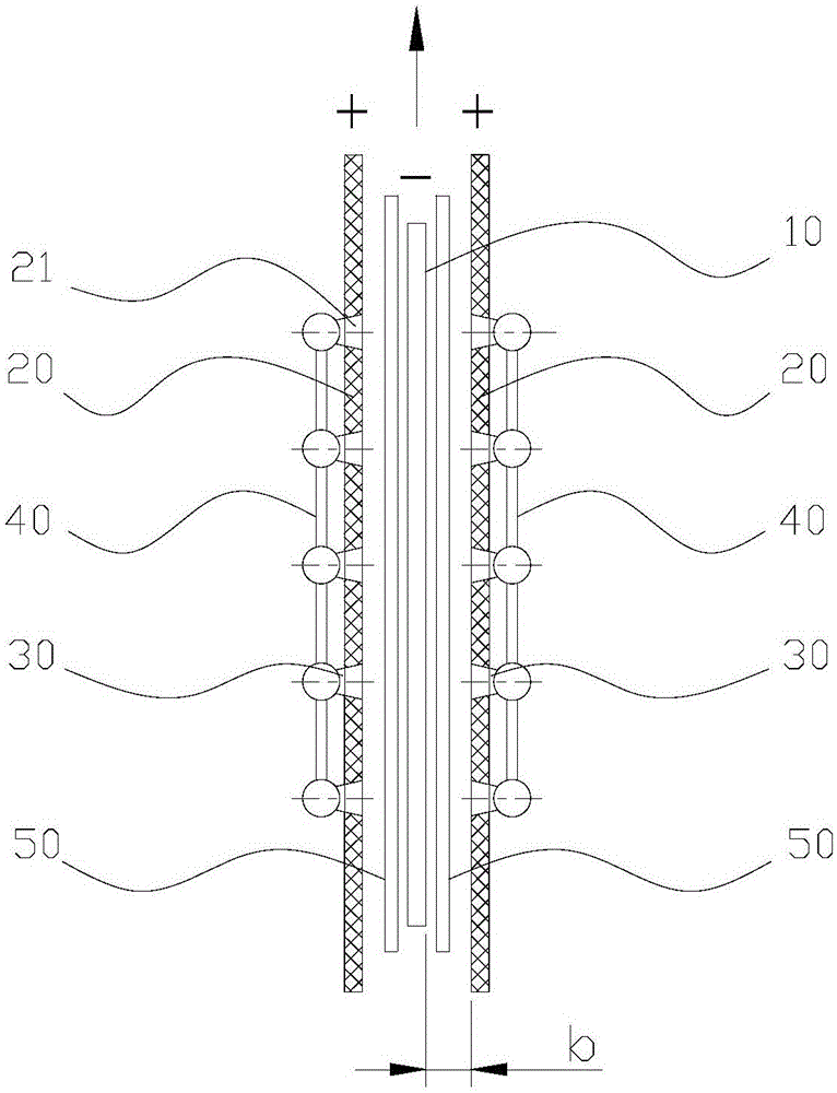 Electroplating device for printed circuit board