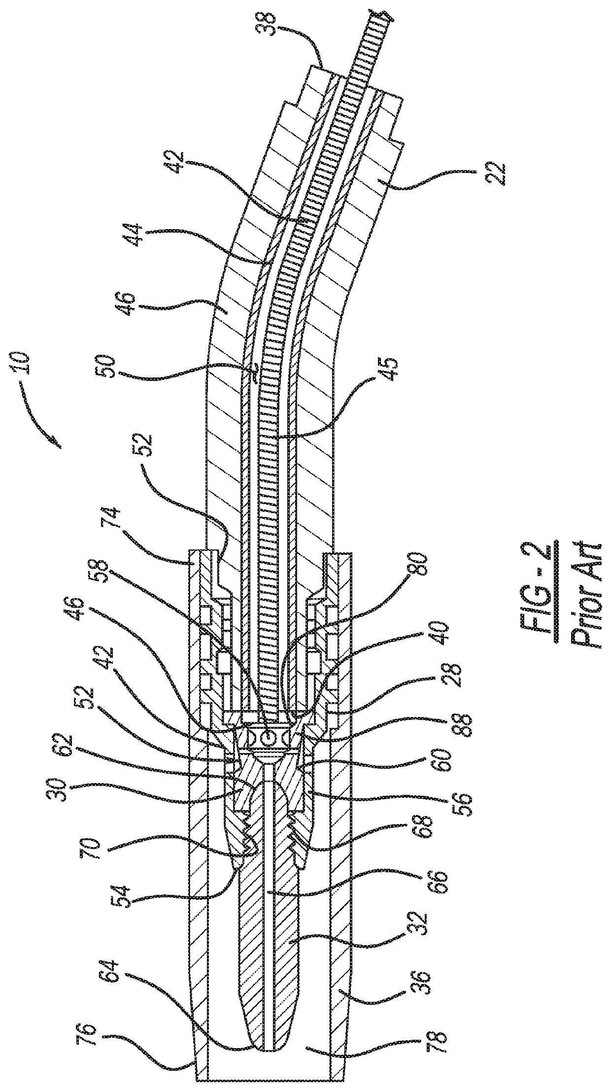 End assembly for welding device