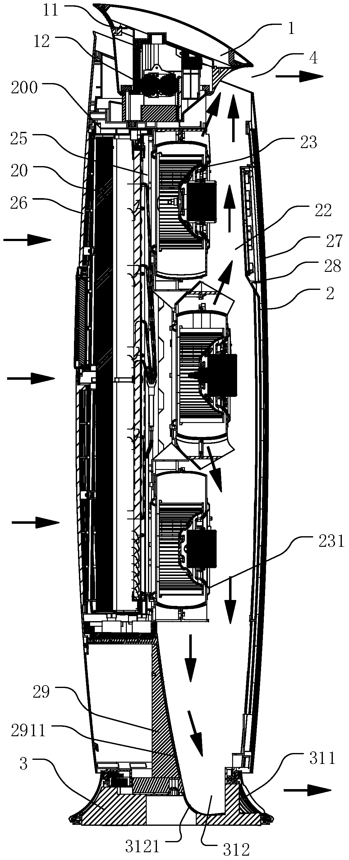 vertical air conditioner