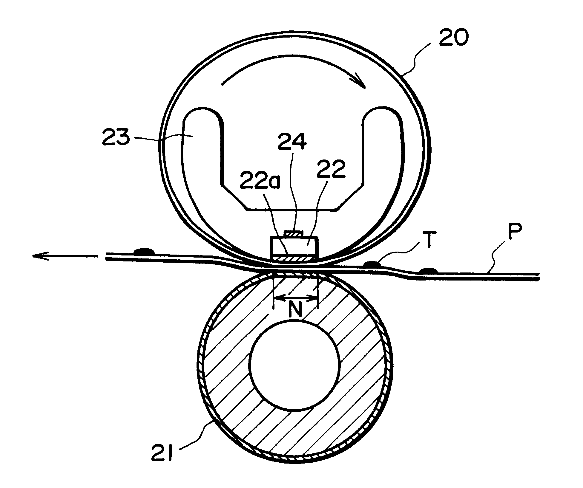 Fluorine-containing resin-coated pressure roller and heat-fixing device