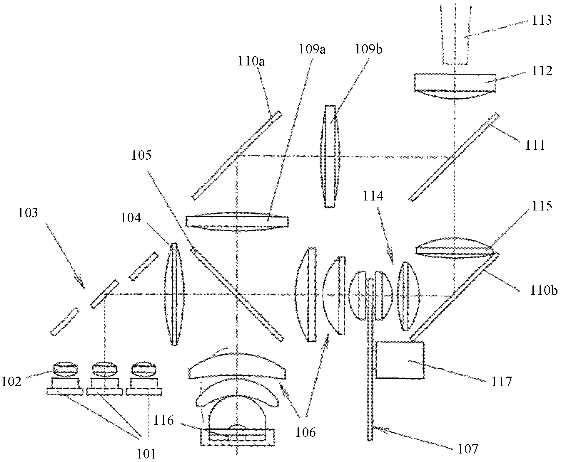 Light source device, light source generation method and laser projector comprising light source device