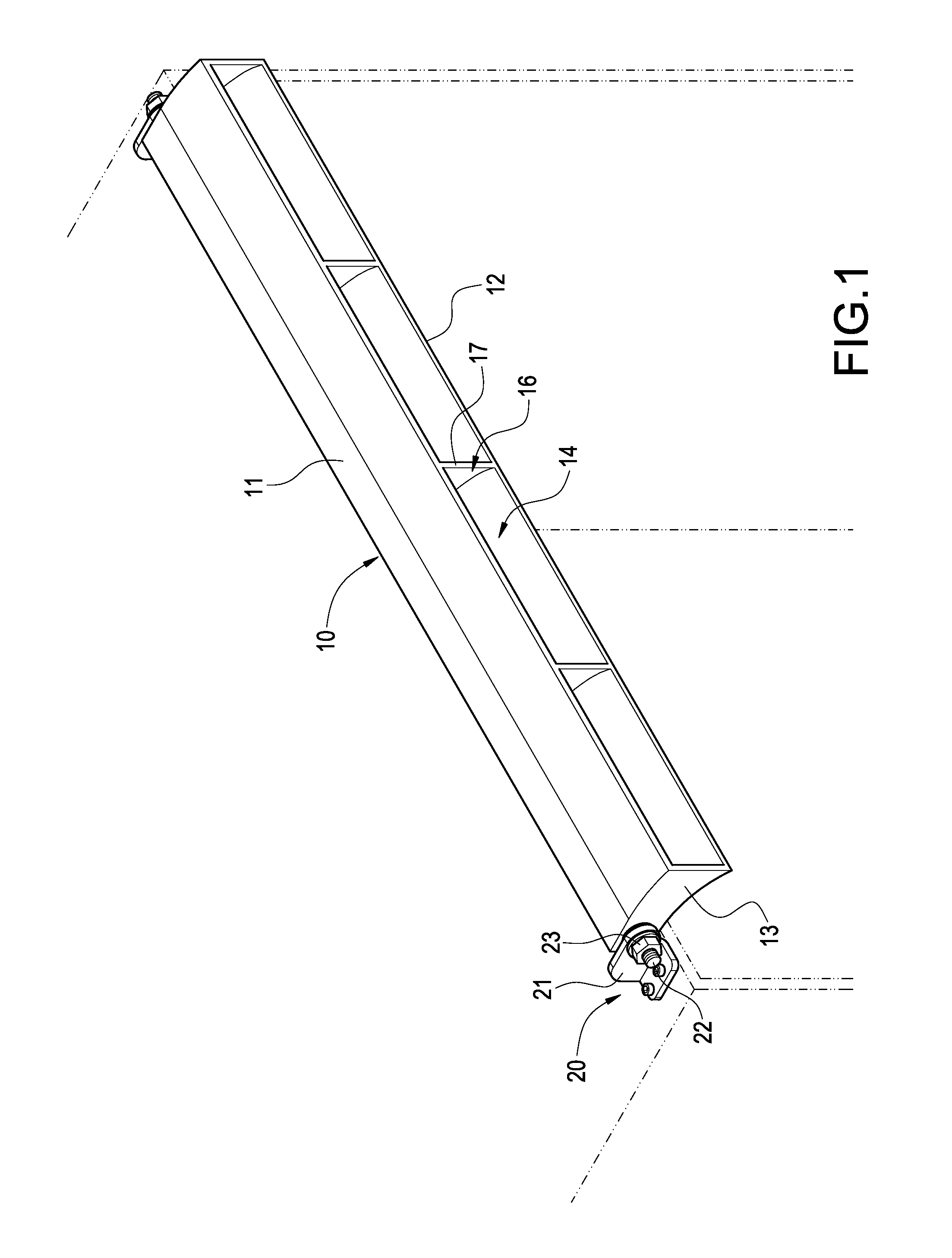 Nozzle-typed drag-reducing structure for vehicle