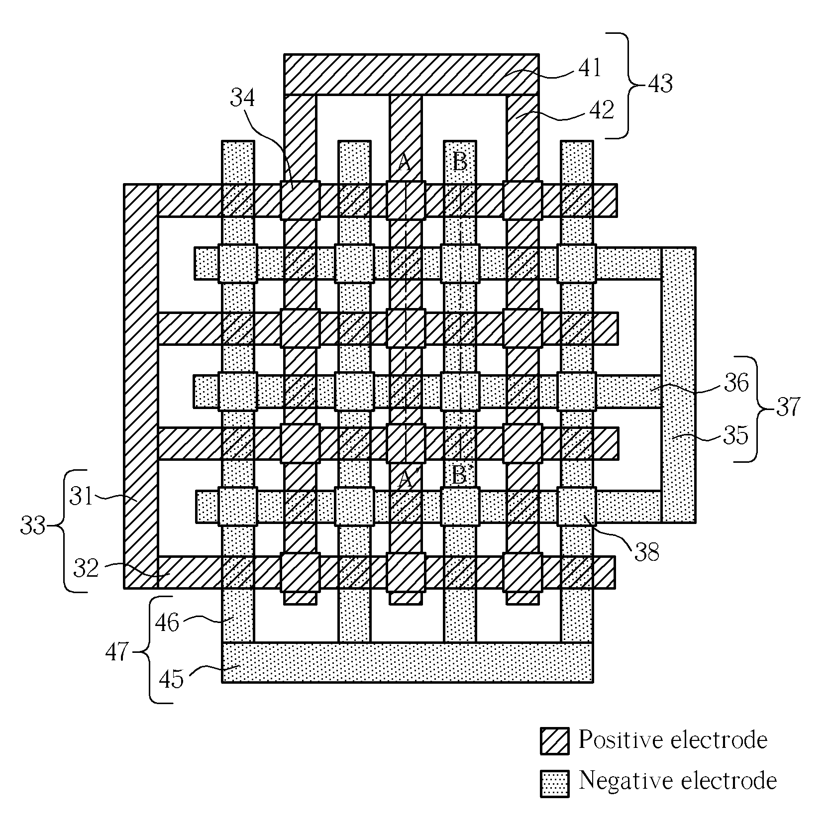 X-shaped semiconductor capacitor structure