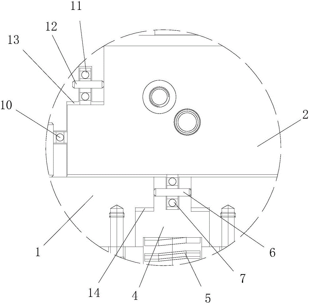 Anti-sticking die structure for large-sized sliding block