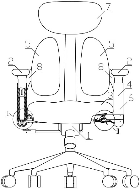 a lumbar seat