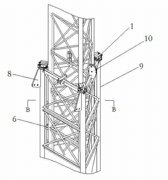Mechanism for regulating bodies of communication lift tower
